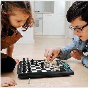 Talking Chess Academy Electronic Chess Set, Magnetic with Interactive Teaching